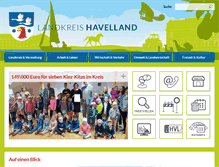 Tablet Screenshot of havelland.de